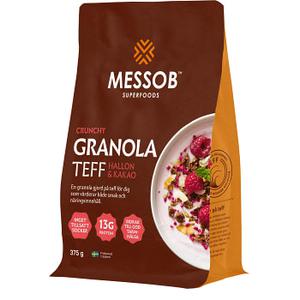 Messob Teff Granola choklad/hallon 375g