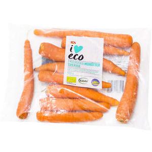 ICA I love eco Morotter 500g KRAV Klass 1