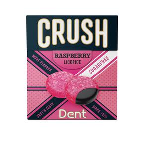 Dent Crush Raspberry Licorice 25g