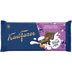 Fazer Chokladkaka Russin Mandel & Puffar 143g