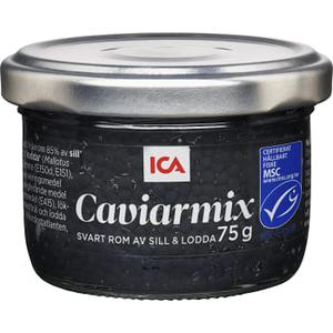 ICA Caviarmix svart rom 75g