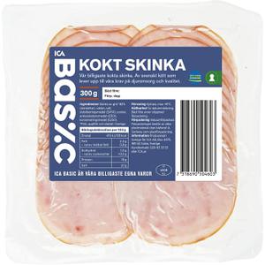 ICA Basic Kokt Skinka 300g
