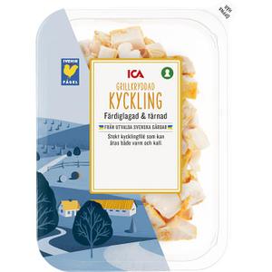 ICA Kyckling fardiglagad tarnad grillkryddad 200g
