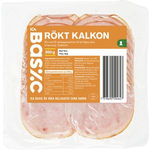 ICA Basic Rokt Kalkon 300g