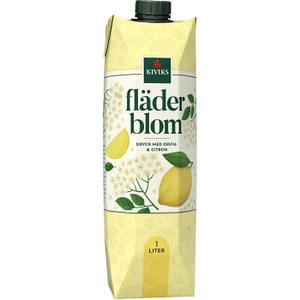 Kiviks Musteri Fladerblomsdryck med druva och citron 1l