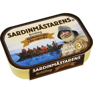 Sardinmastaren Sardiner Delikatessrokt MSC 100g