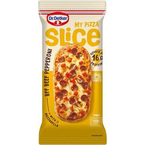 Dr Oetker Pizza Slice Beef & Pepperoni Fryst 140g