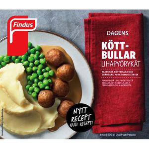 Findus Kottbullar med Mos Fryst 400g
