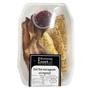 Restaurang ESSET Raggmunk med Stekt Fläsk & Lingonsylt 400g Restaurang Esset