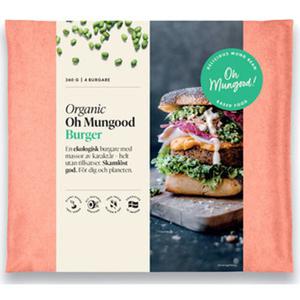 Oh Mungood Mungood Burger Fryst EKO 4x90g !