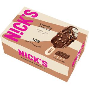 Nick's Glasspinne Crunchy Almond 4-p