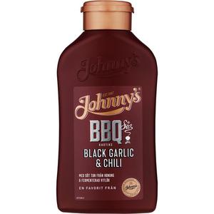 Johnnys BBQ Sauce Black Garlic 470g Johnny's