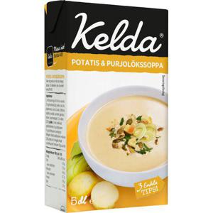 Kelda Potatis & Purjolöksoppa 500ml