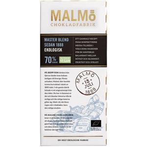 Malmo Chokladfabrik Choklad Master Blend 70% EKO 80g