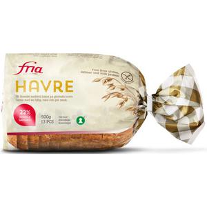 Fria Formbrod Havre Glutenfri 500g