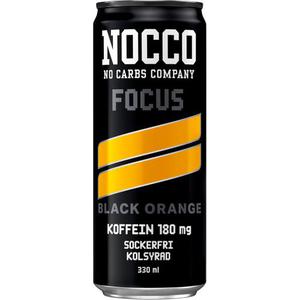 Nocco Energidryck Focus Black Orange 330ml
