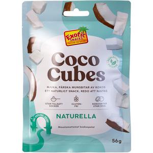 Exotic Snacks Coco Cubes Naturella EKO 56g