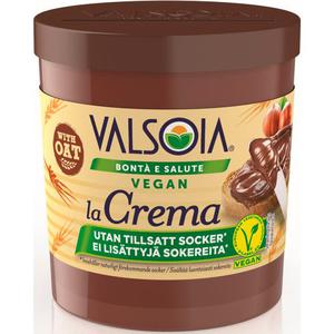Valsoia Hasselnotskram Vegansk Utan Tillsatt Socker 200g