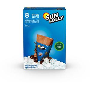 Sun Lolly Glass Cola 8-p