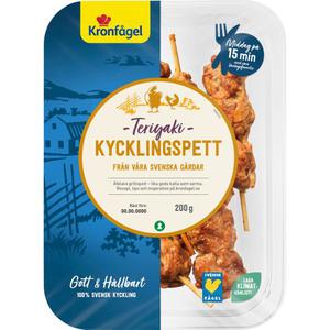 Kronfagel Kycklingspett Teriyaki 200g