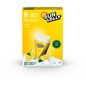 Sun Lolly Glass Citron 8-p