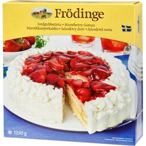 Frodinge Jordgubbstarta Fryst 1250g