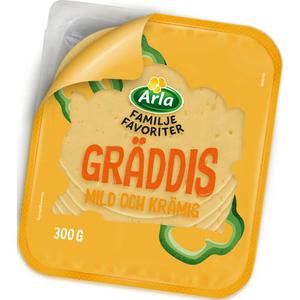 Arla Familjefavoriter Graddis Ost Skivad 300g Familjefavoriter