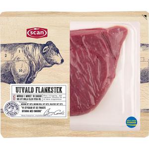 Scan Utvald Flankstek ca 640g