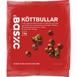 ICA Basic Kottbullar Farska 1kg