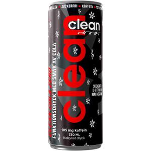Clean Drink Energidryck Cola Zero Sockerfri 33cl