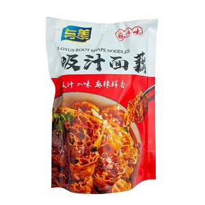 Yumei Lotusrot-formade nudlar Hot & Sour
