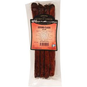 Sorunda Korv Olkorv Vitlok 120g fabrik