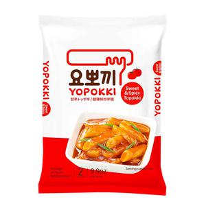 Yopokki Instant Rice Cakes med Fardig sas Tteokbokki 140g