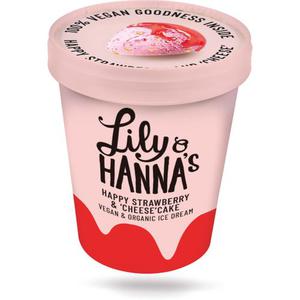 Lily & Hanna Glass Happy Strawberry & Cheesecake Vegansk EKO 465ml 's