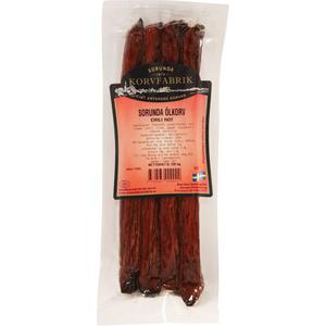 Sorunda Korv Olkorv Chili Hot 120g fabrik