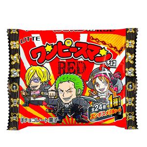 LOTTE Chokladkex med One Piece-klistermarken