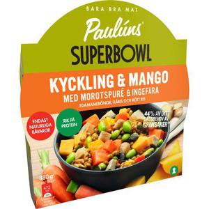 Paulúns Superbowl Kyckling/Mango Fryst 380g