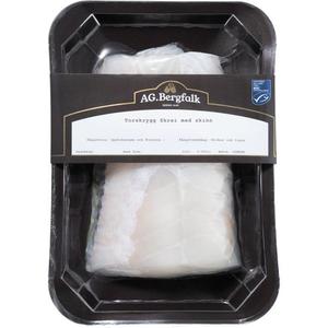 Bergfalk Torskrygg Skrei med Skinn MSC ca 400g