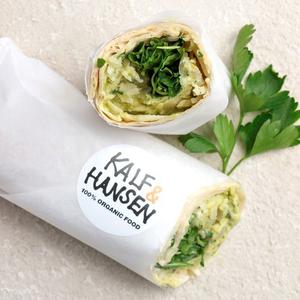 Kalf & Hansen Vegansk Wrap med Persiljehummus & Picklad Lok KRAV 200g