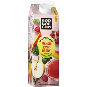 God Morgon Juice Selected Blend Mango & Raspberry 1L