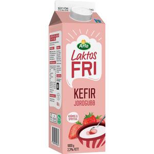 Arla Kefir Jordgubb Laktosfri 2,3% 1000g