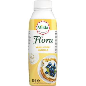 Flora Vaniljvisp Laktosfri 2,5dl