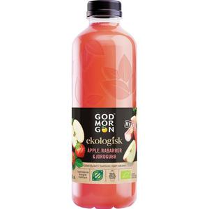 God Morgon Juice Apple, Rabarber & Jordgubb EKO 850ml