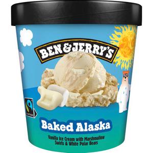 Ben & Jerrys Glass Baked Alaska Fairtrade 465ml Ben & Jerry's