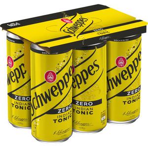 Schweppes Indian Tonic Zero 6x33cl