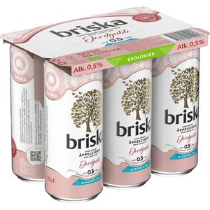 Briska Jordgubb 0,5% EKO 6x33cl