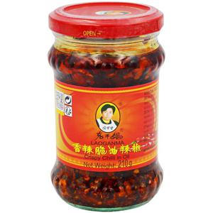 Laoganma Krispig Chili i Olja 210g