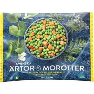 ICA Svenska Artor & Morotter 600g