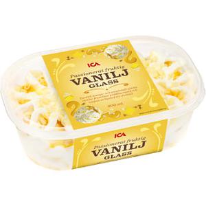 ICA Vaniljglass Mango&Passionsas 900 ml