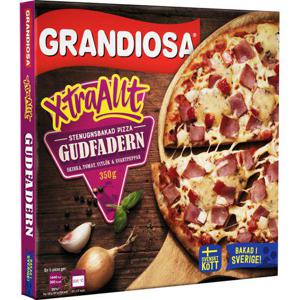 Grandiosa Pizza X-tra allt Gudfadern Fryst 350g